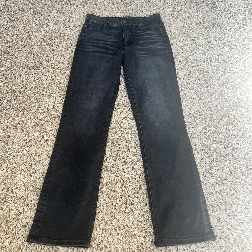 PAIGE Cindy Petite Black Flare Leg Jeans Size‎ 24